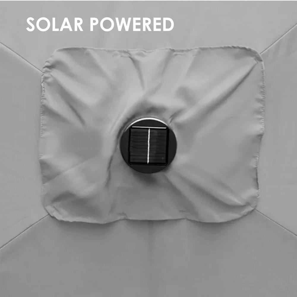 Arcadia Furniture Umbrella 3 Metre Umbrella With Solar Led Lights