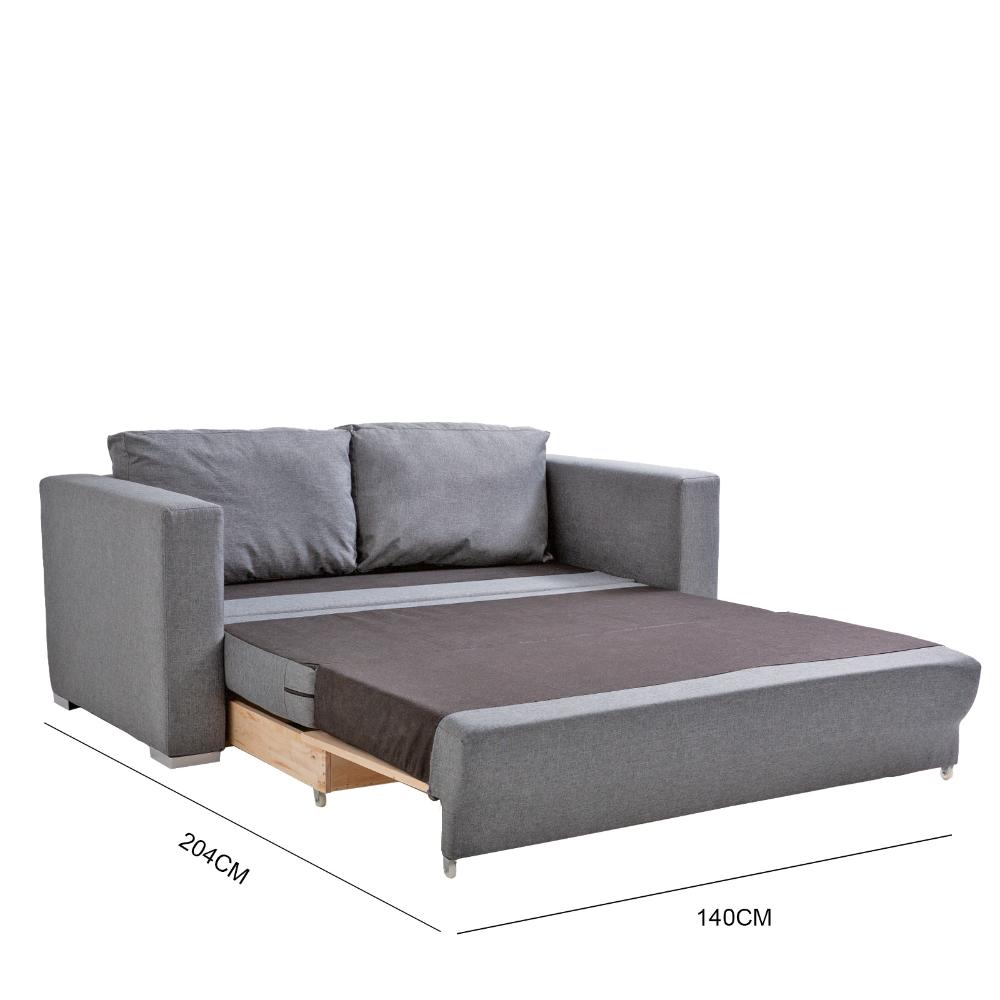 Casa Decor Selena 2 In 1 Sofa Charcoal