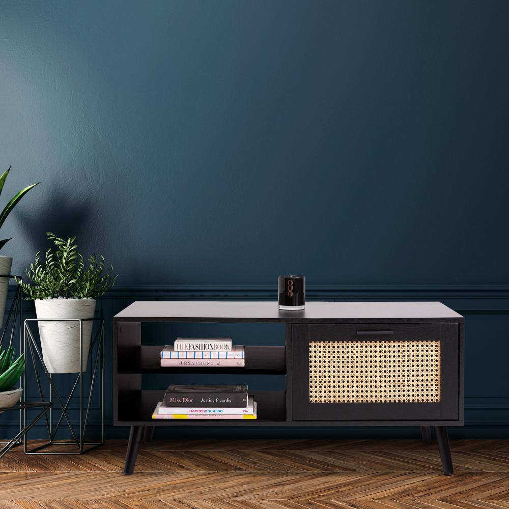 Casa Decor Tulum Black Rattan Coffee Table