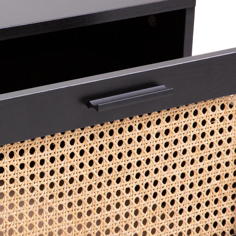 Casa Decor Tulum Black Rattan Coffee Table