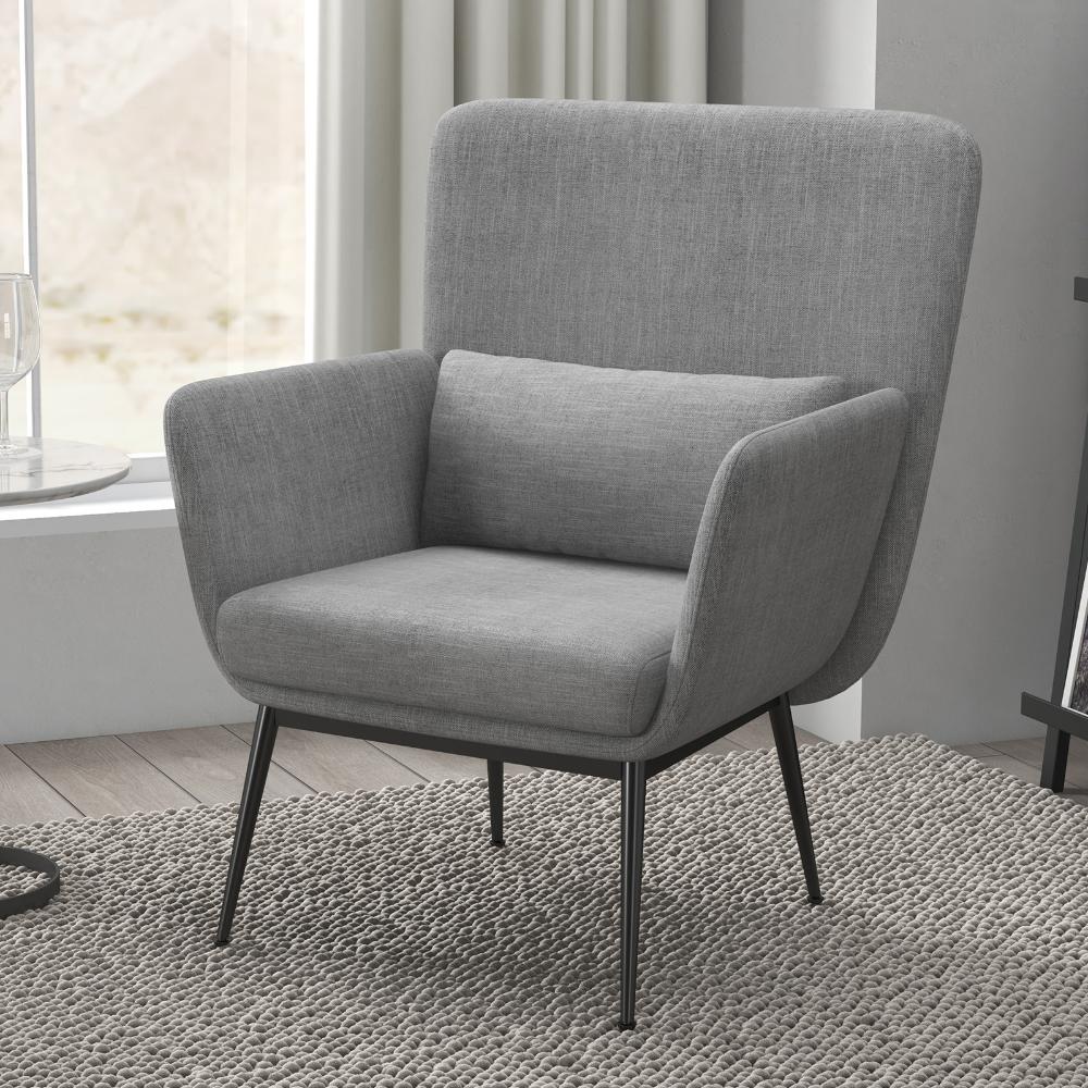 Casa Decor Cora Light Grey Accent Chair