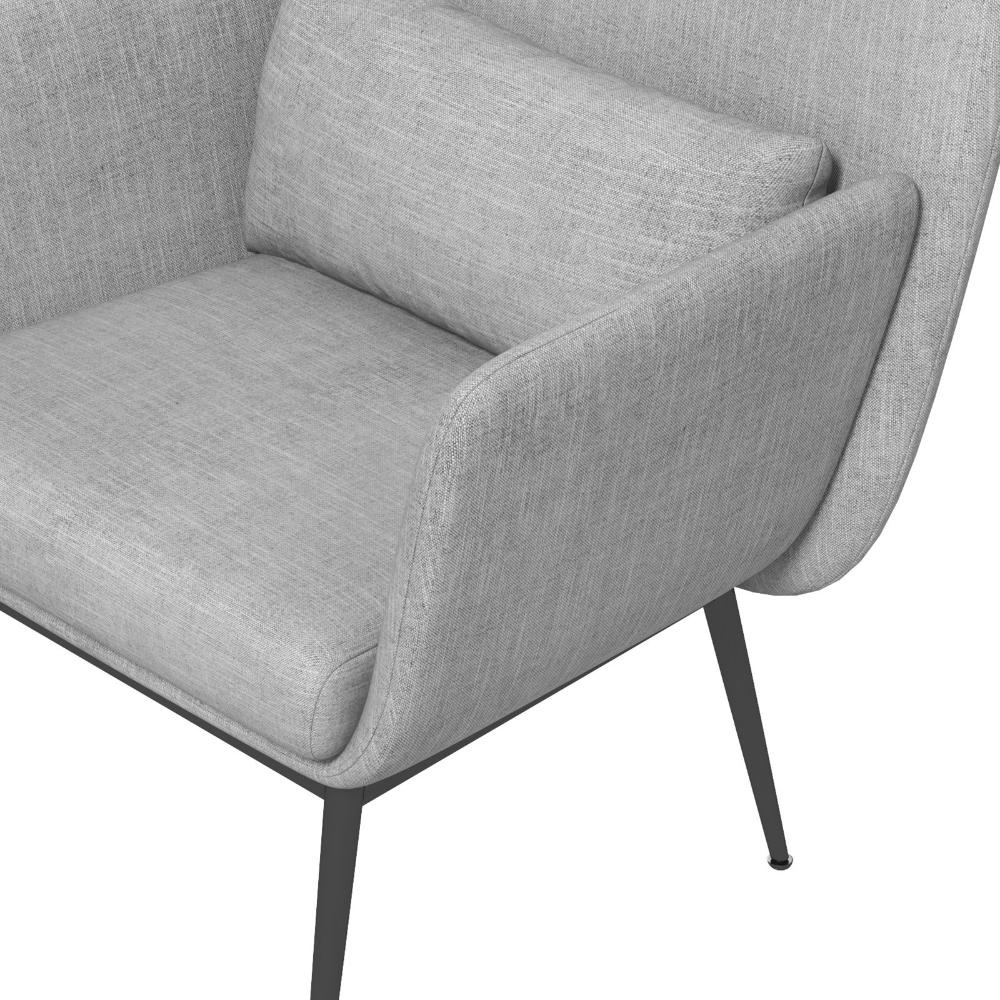 Casa Decor Cora Light Grey Accent Chair