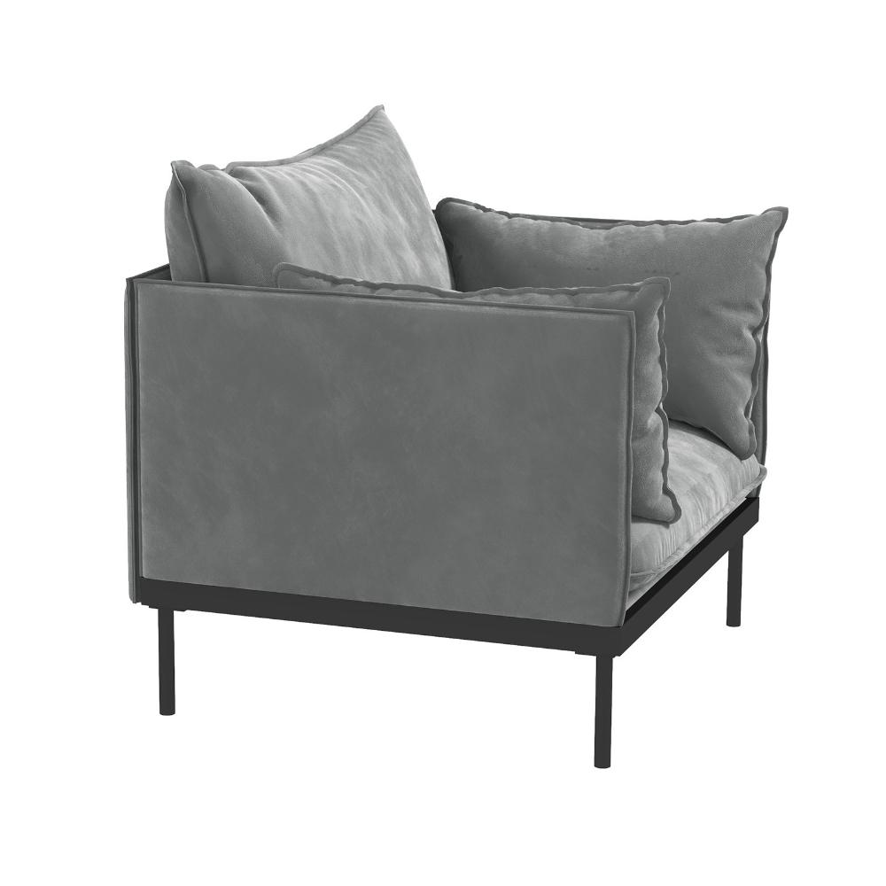 Casa Decor Camilla 1 Seater Sofa Light Grey