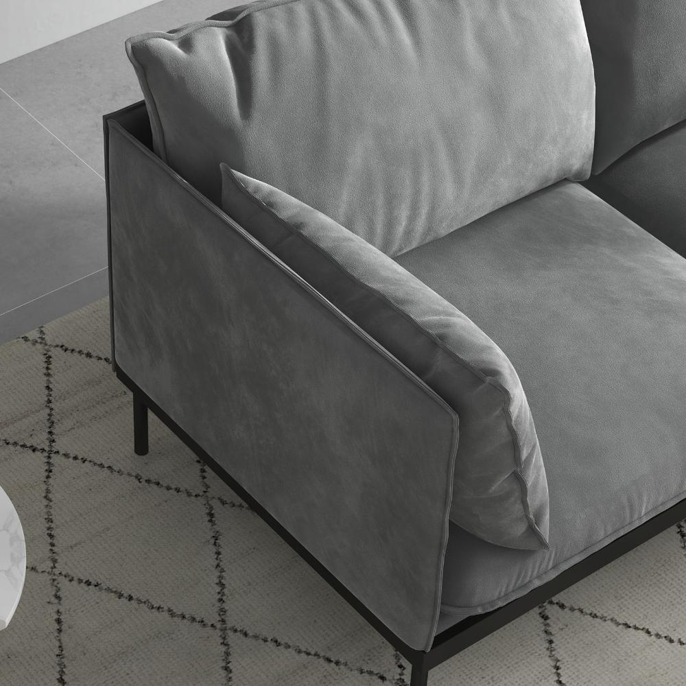 Casa Decor Camilla 2 Seater Sofa Light Grey