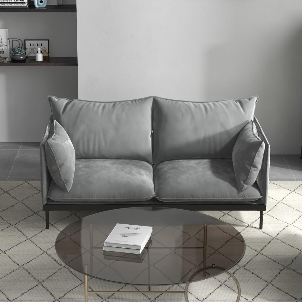 Casa Decor Camilla 2 Seater Sofa Light Grey