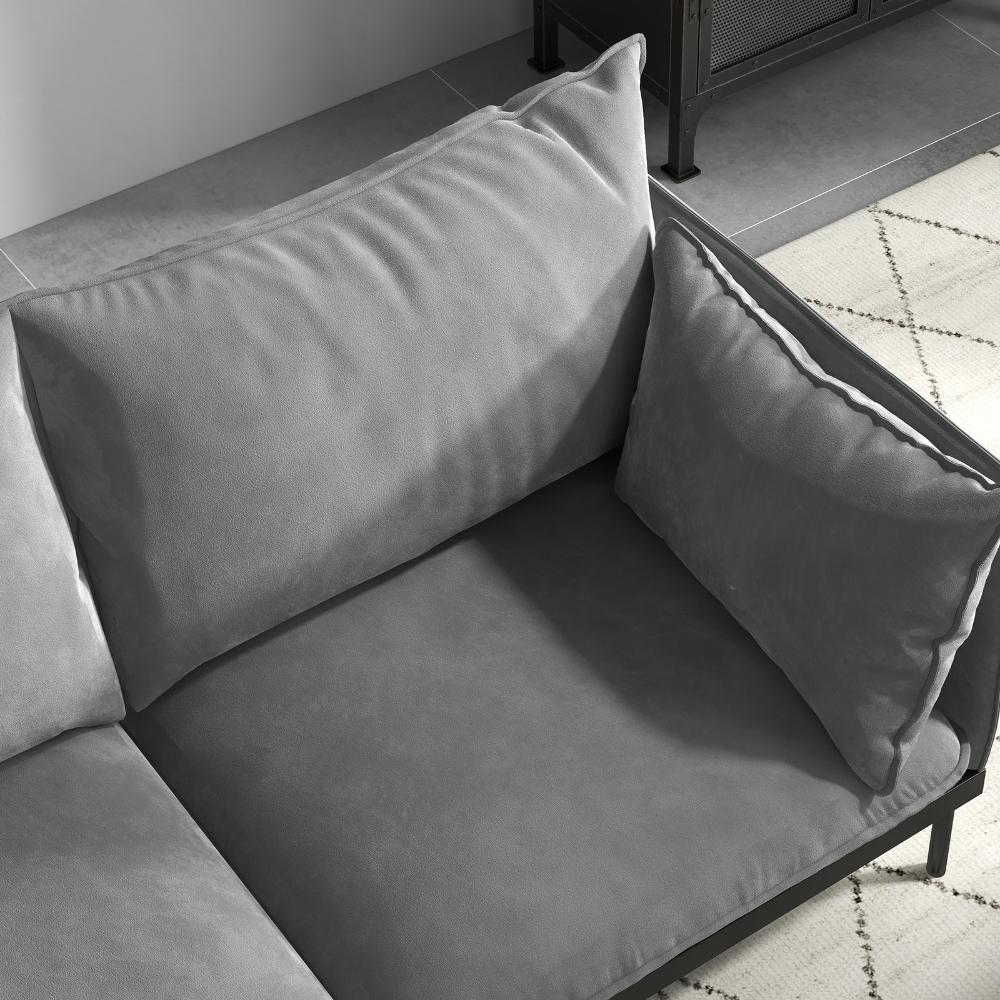 Casa Decor Camilla 2 Seater Sofa Light Grey