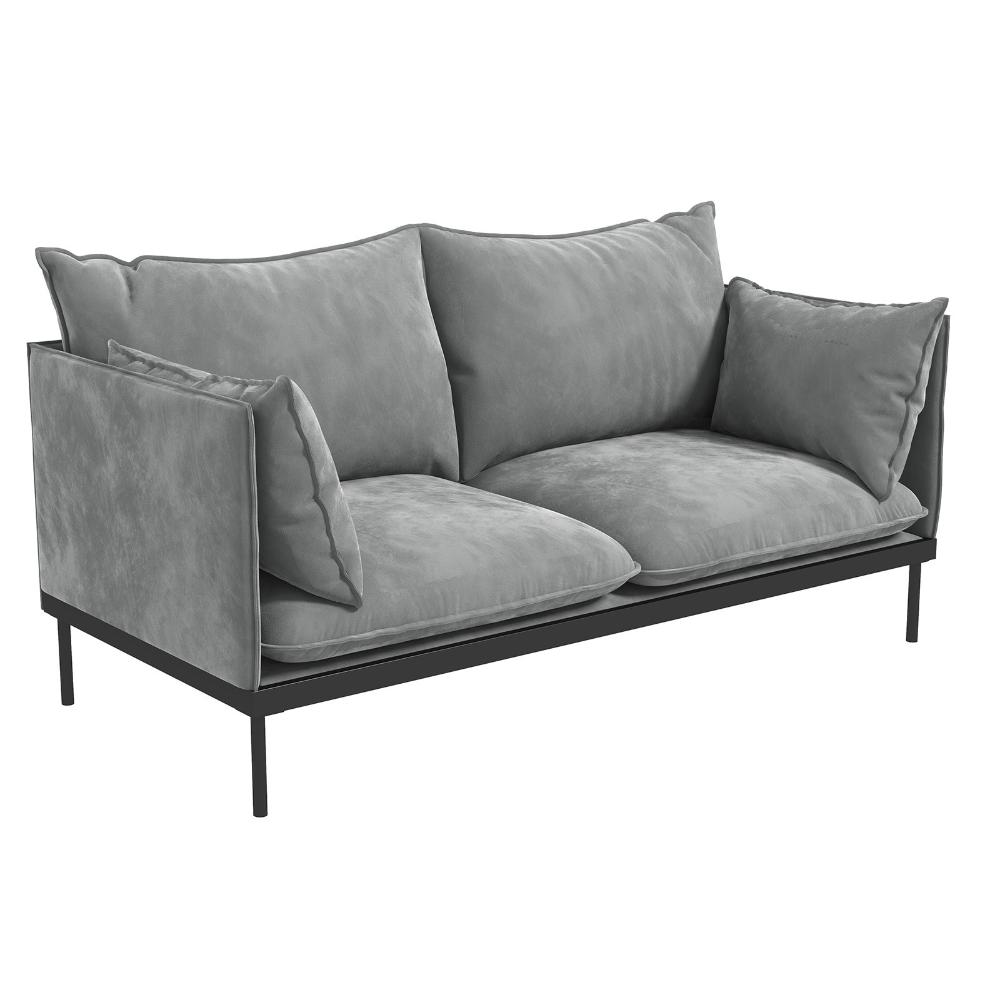 Casa Decor Camilla 2 Seater Sofa Light Grey