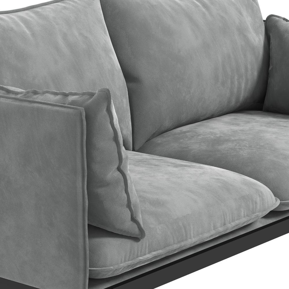 Casa Decor Camilla 2 Seater Sofa Light Grey