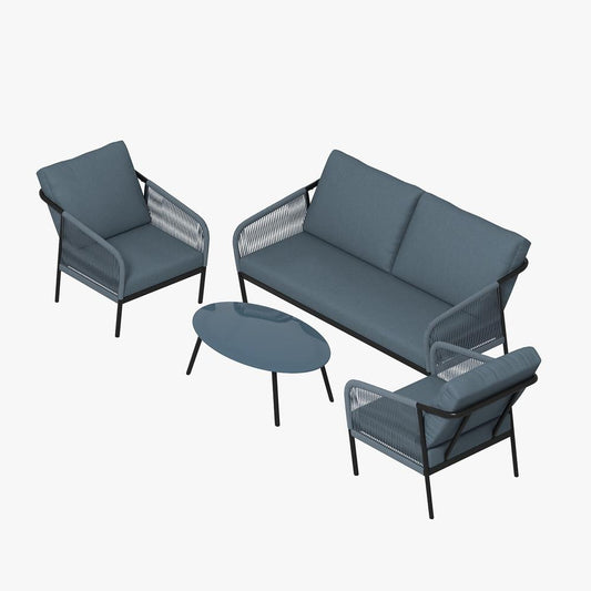 Arcadia Furniture 4 Piece Tivoli Ensemble Set Black