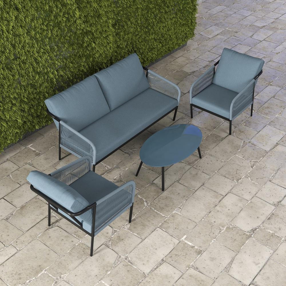 Arcadia Furniture 4 Piece Tivoli Ensemble Set Black