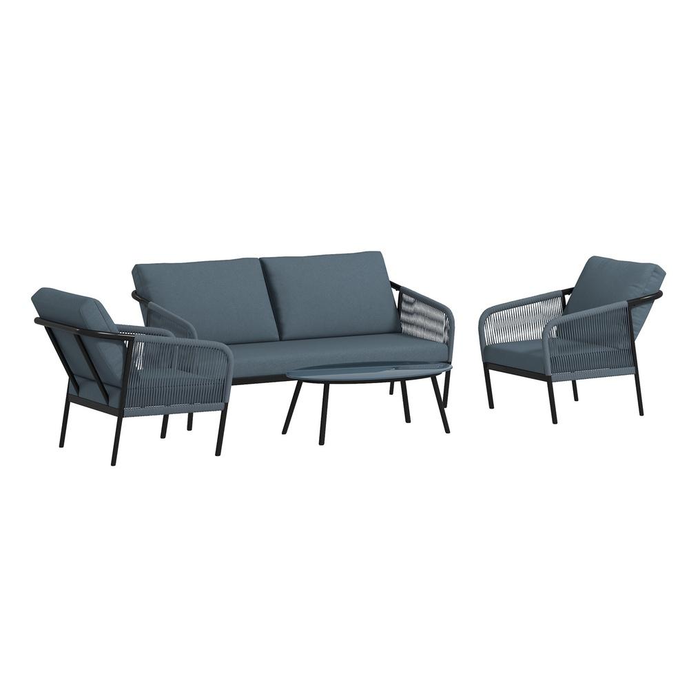 Arcadia Furniture 4 Piece Tivoli Ensemble Set Black