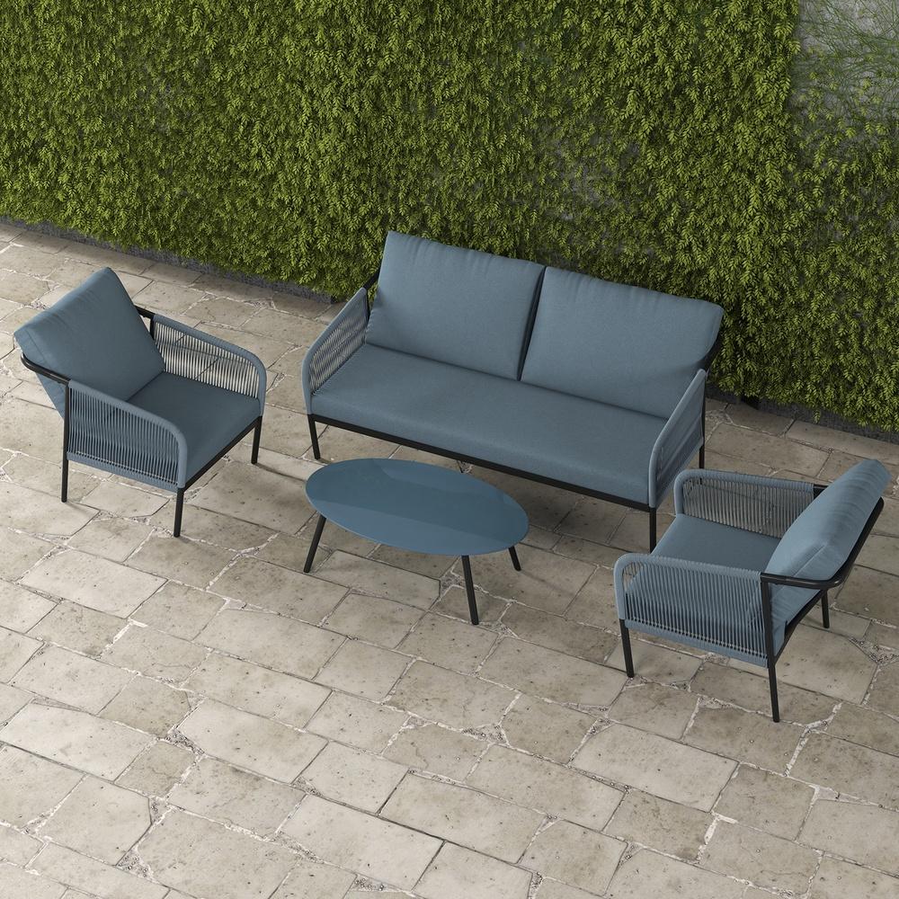 Arcadia Furniture 4 Piece Tivoli Ensemble Set Black