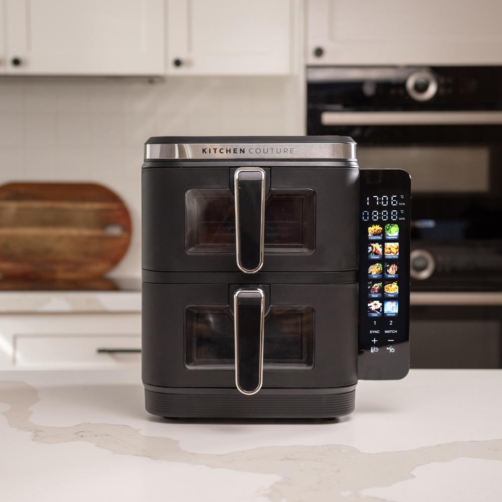 Kitchen Couture Clear View Vertex Dual Drawer Air Fryer 11L
