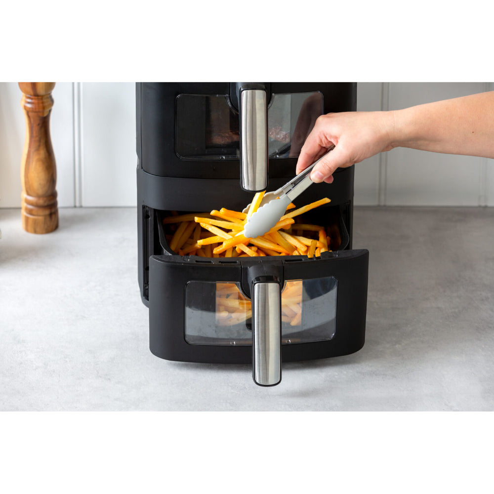 Healthy Choice Dual Zone Double Stack Air Fryer With Foldable Top Display 13L 2300W