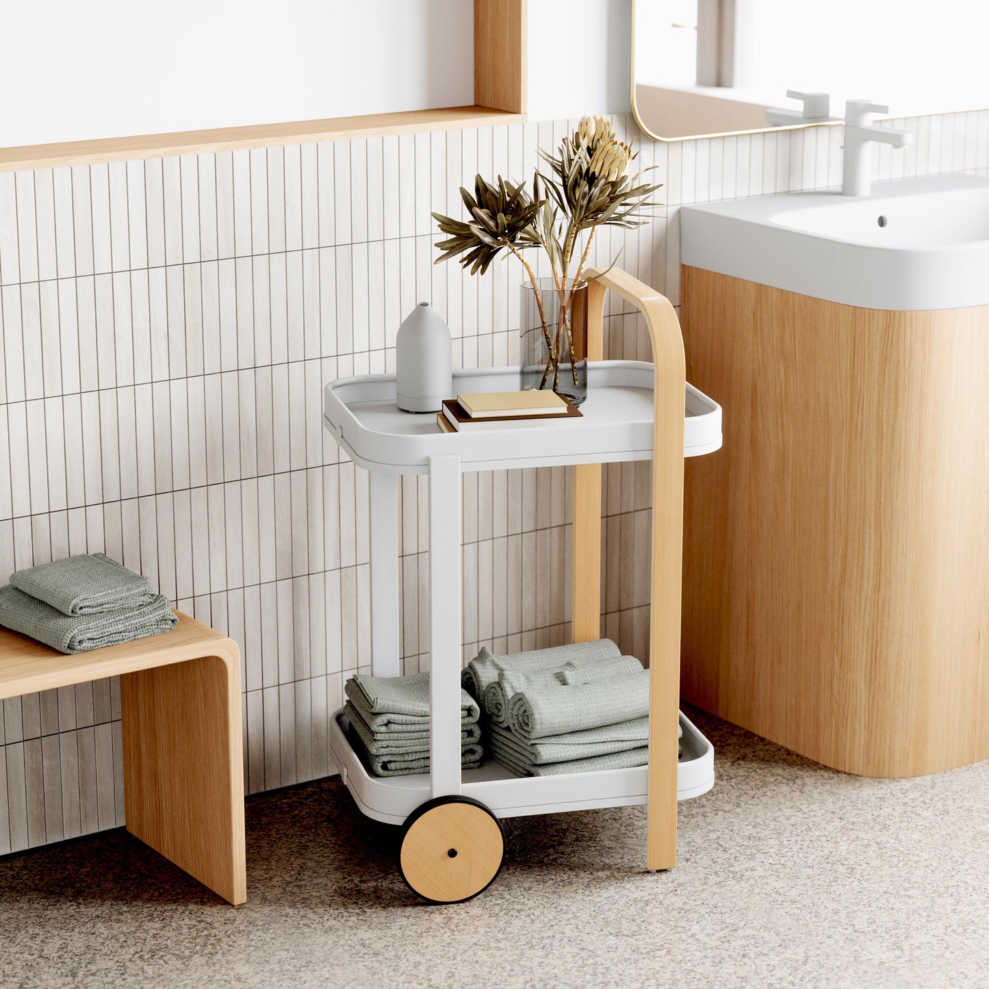Umbra Bellwood Bar Serving Cart