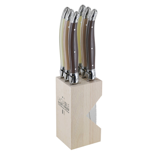 Andre Verdier Debutant Set of 6 Serrated Knives La Terre