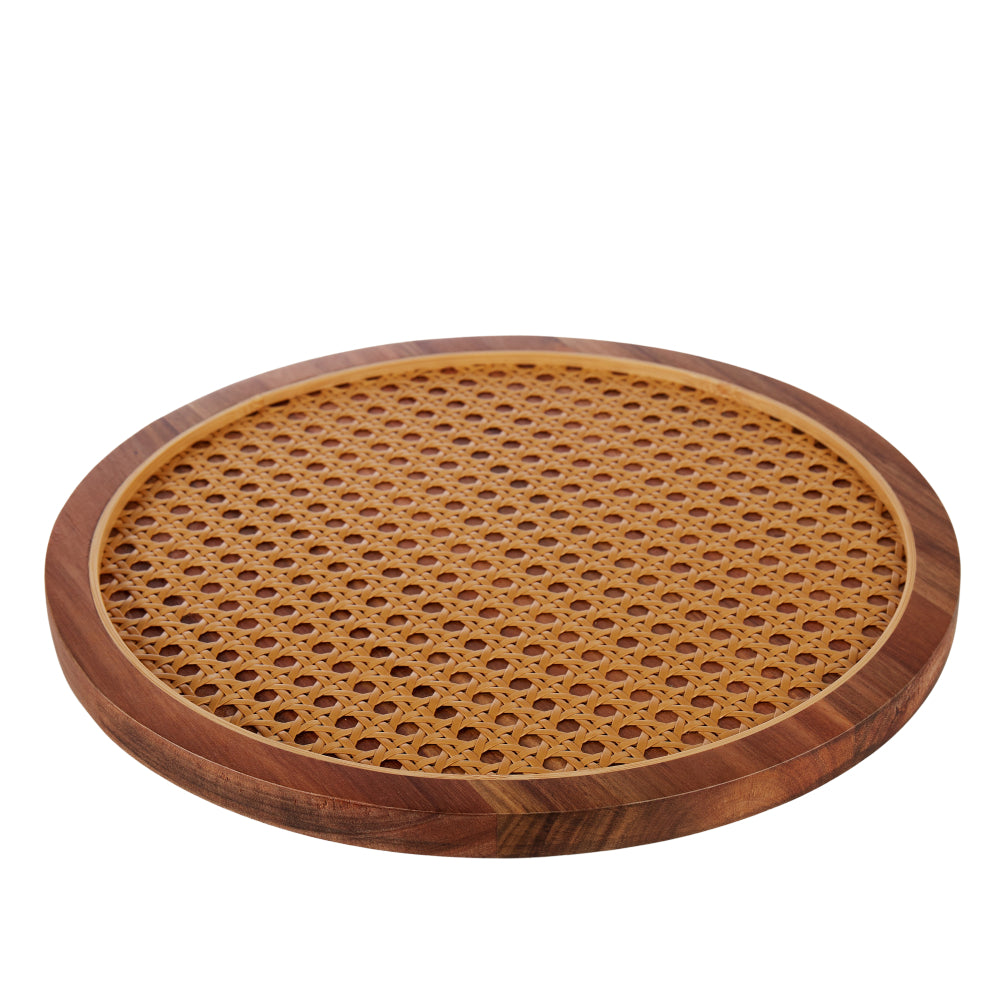 Amalfi Acacia & Rattan Serving Board