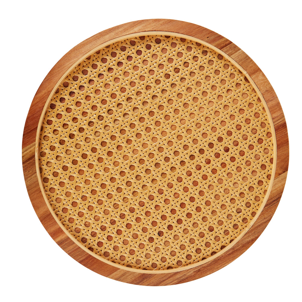 Amalfi Acacia & Rattan Serving Board