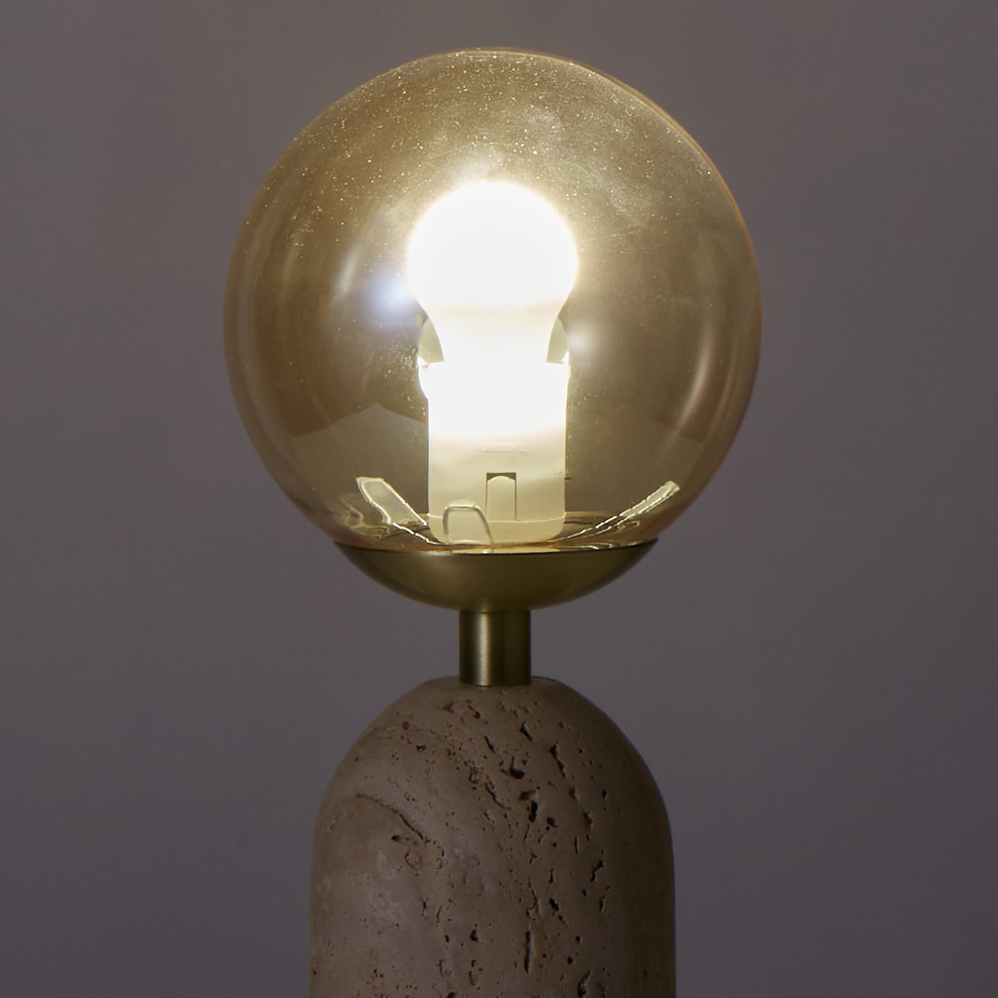 Amalfi Soloman Travertine Table Lamp