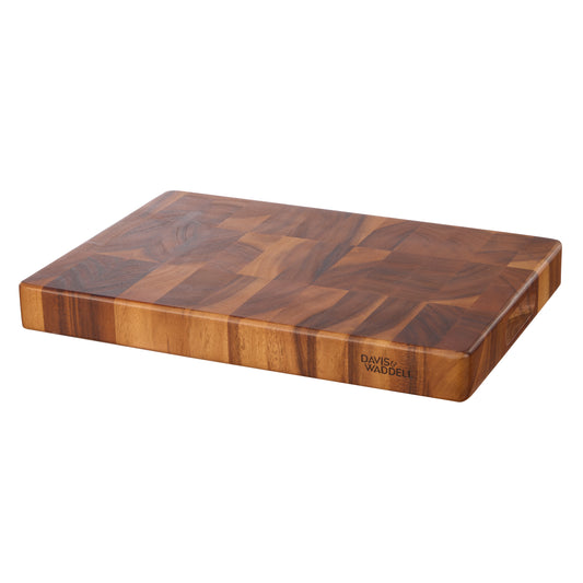 Davis & Waddell Acacia End Grain Cutting Board 38 x 26cm