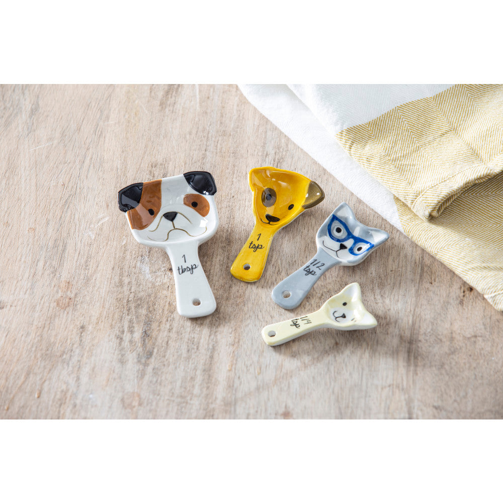 Davis & Waddell Dog Squad Set of 4 Measuring Spoons