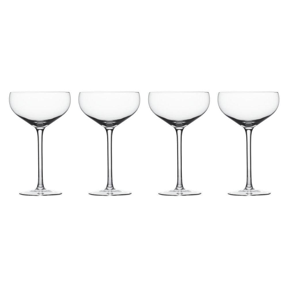 Davis & Waddell Ascot Set Of 4 Champagne Coupes 240ml