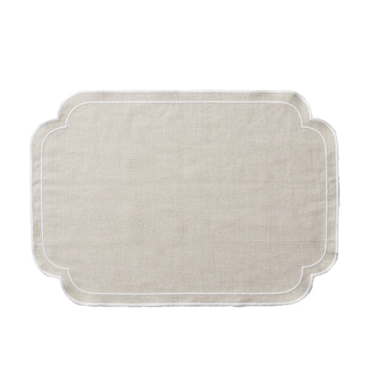 Society Home Set of 4 Chloe Liveable Linen Placemats