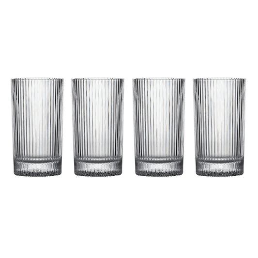 Davis & Waddell Ascot Set of 4 Highball Glasses 370ml
