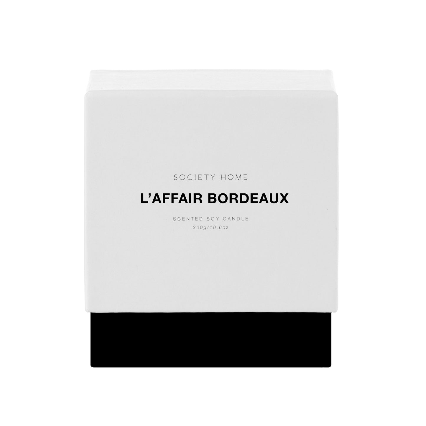 Society Home L’Affair Bordeaux Scented Soy Candle