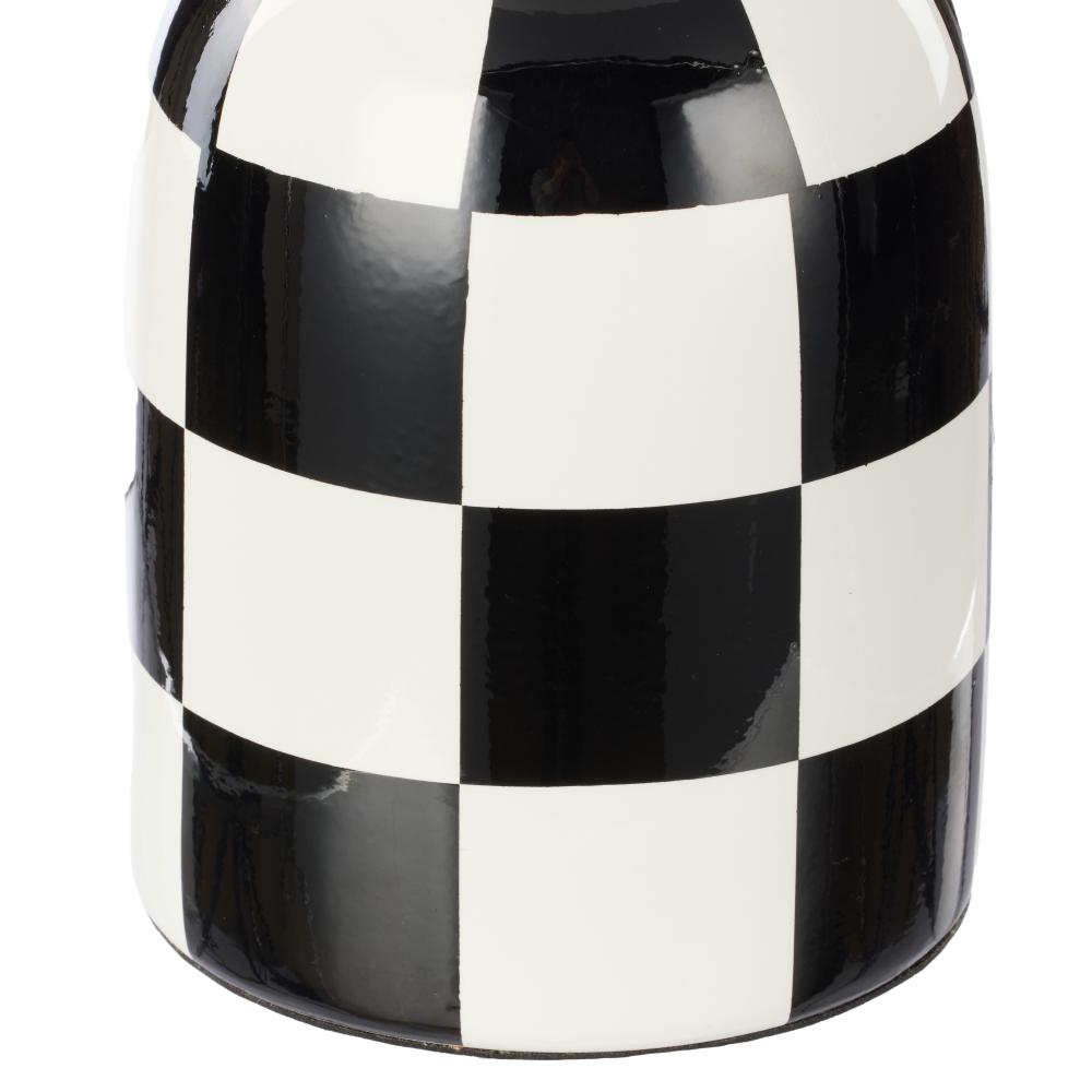 Black and White Check - Emporium Archie Table Lamp - House