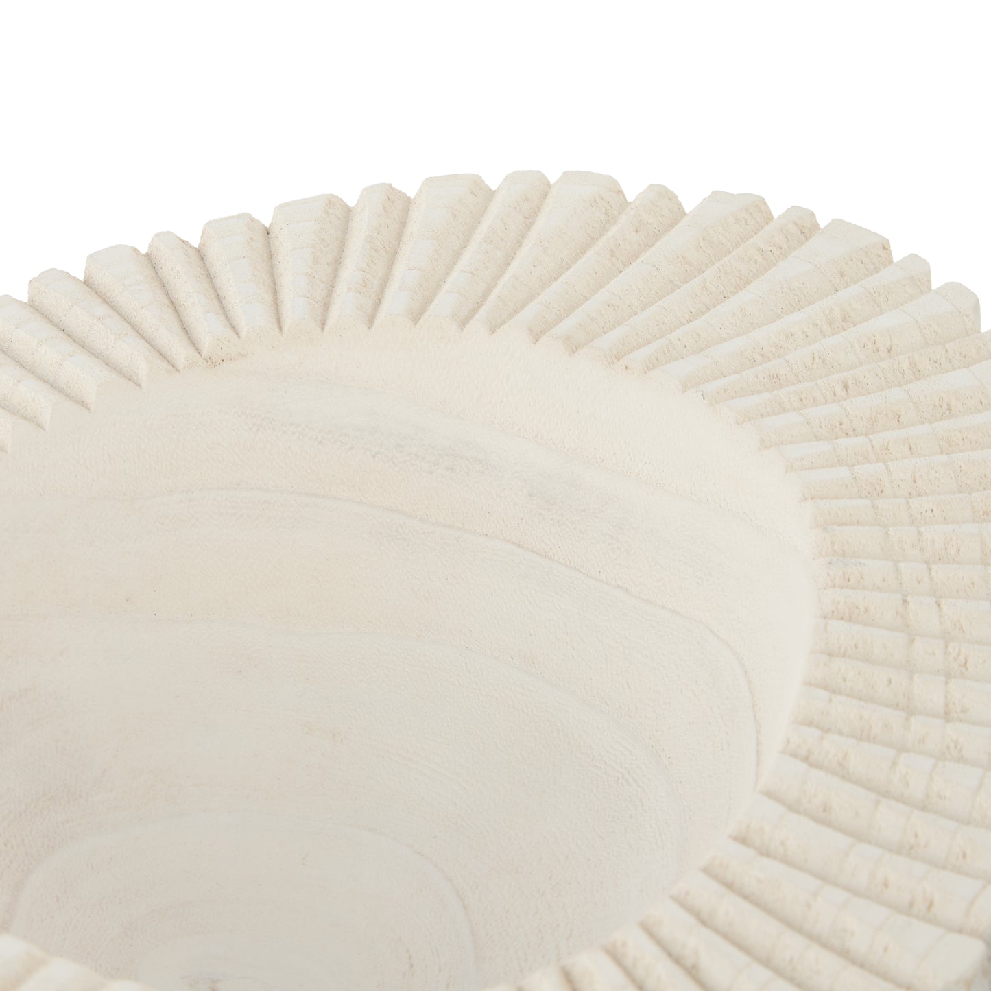 Amalfi Picton Ribbed Timber Bowl
