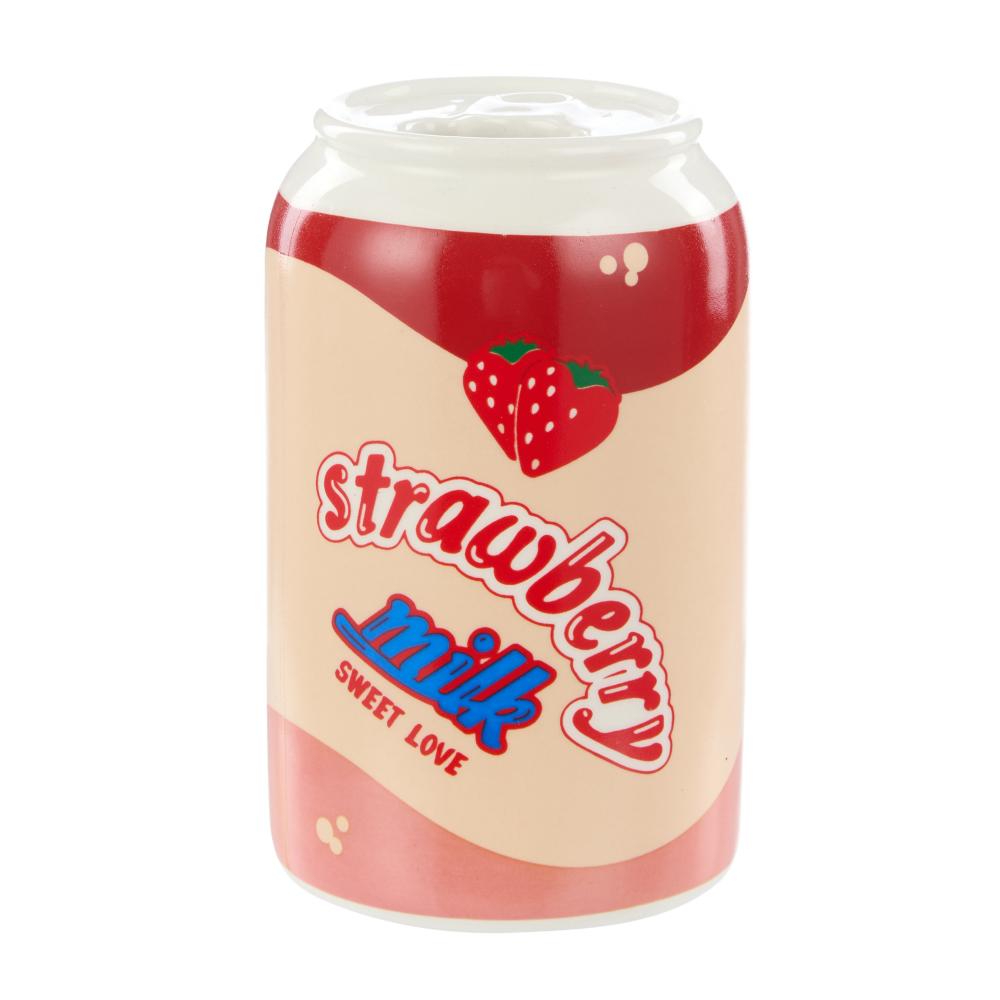 Emporium Lewis Carton Vessel Strawberry milk can at House
