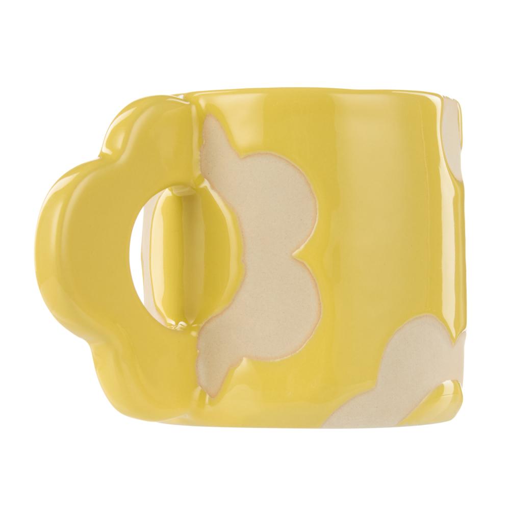 Emporium Posey 400ml Flower Mug in Yellow at House