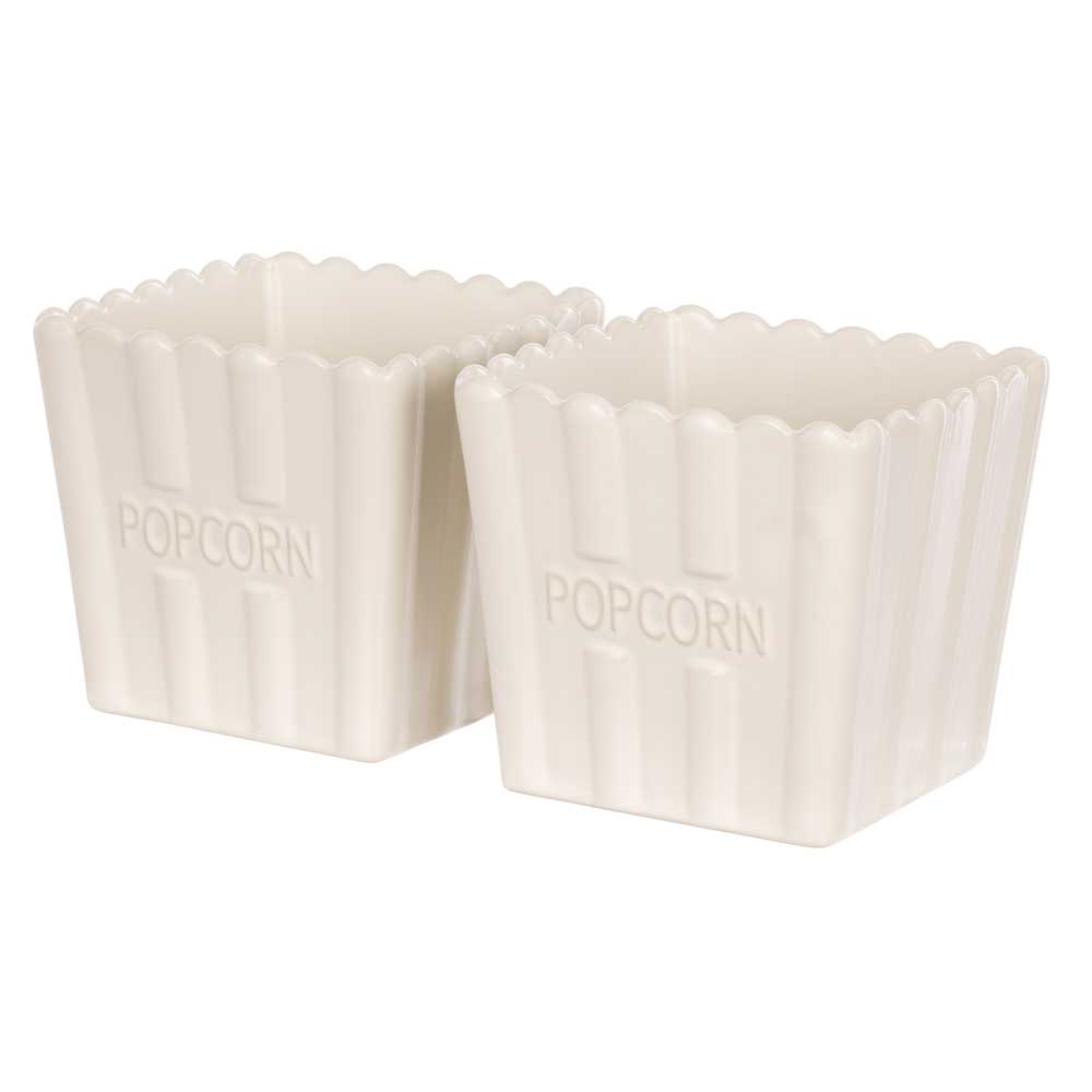 Davis & Waddell Peggy Set Of 2 Small Popcorn Bowls