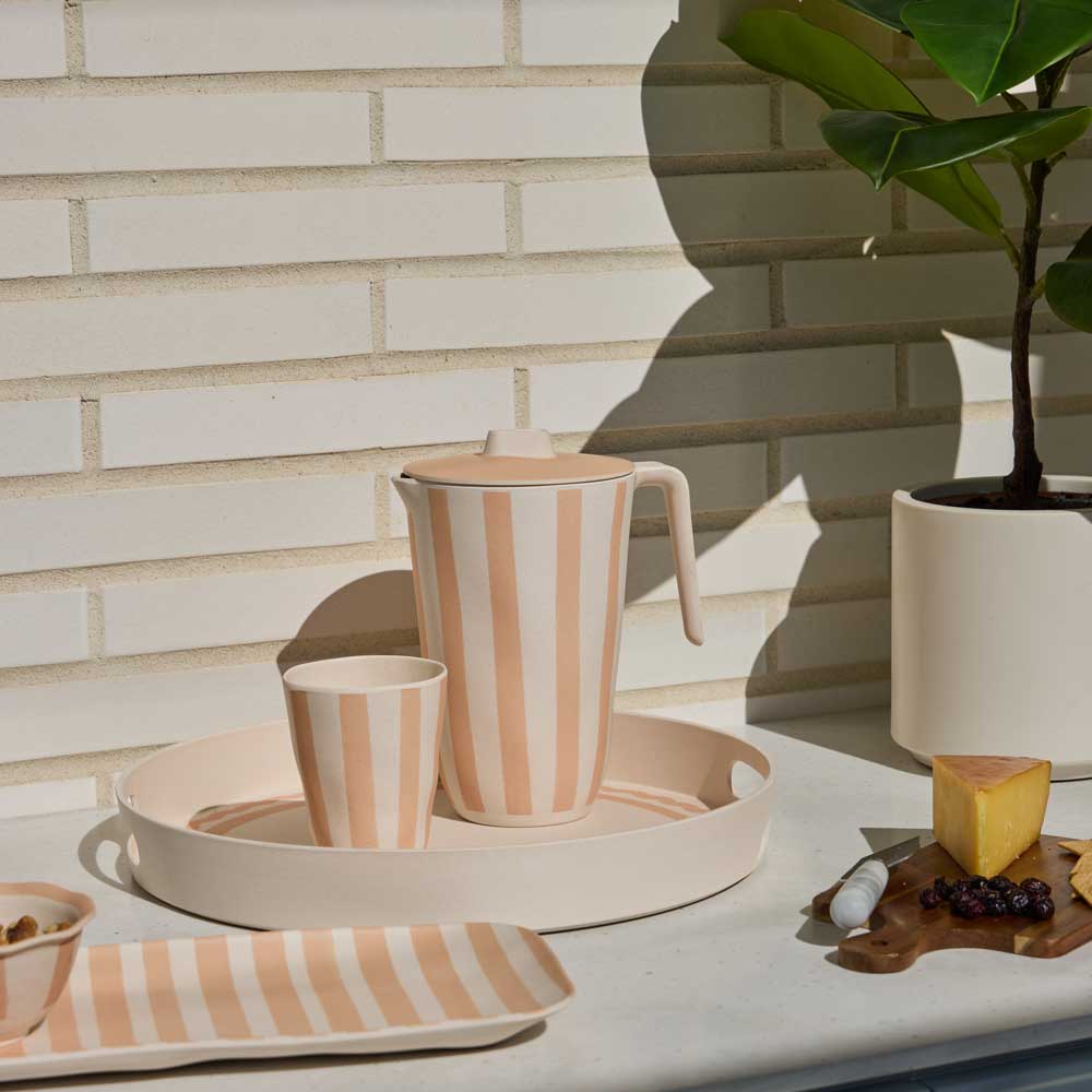 Davis & Waddell Saltara Bamboo Jug & Tumbler Set