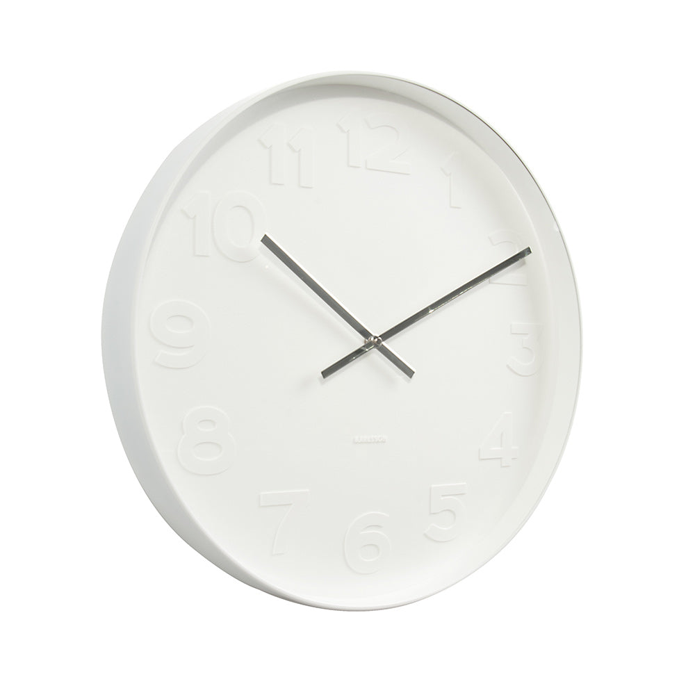 Karlsson Mr White Wall Clock Small at House