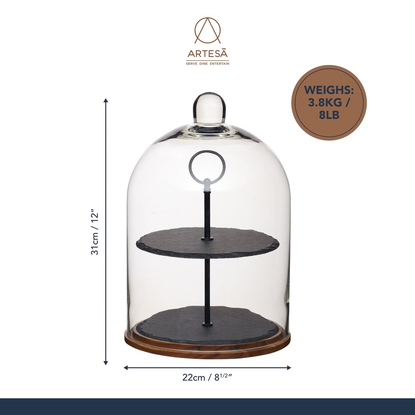 Artesa Two Tier Serving Set