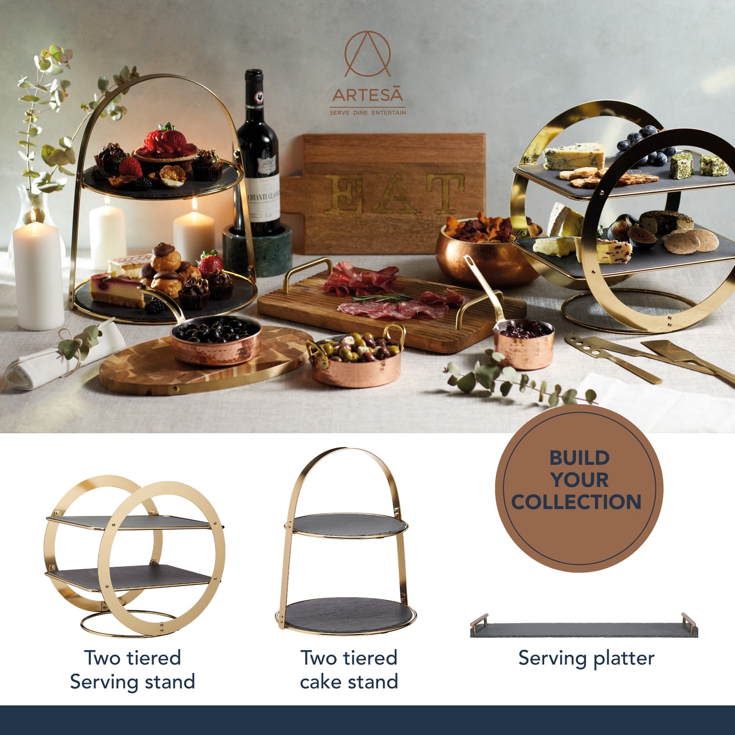 Artesa Arch Serving Stand