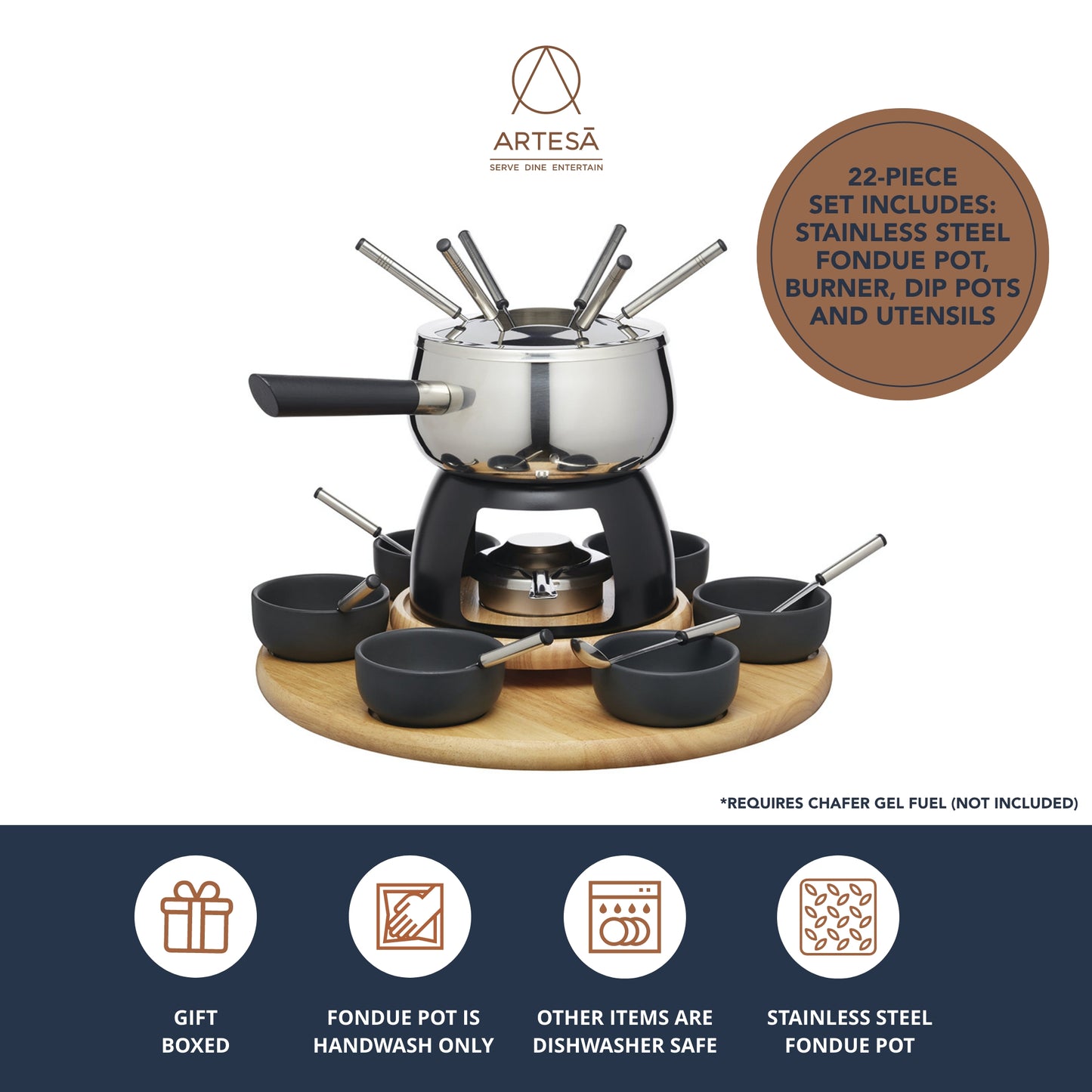 Artesa Party Fondue Set