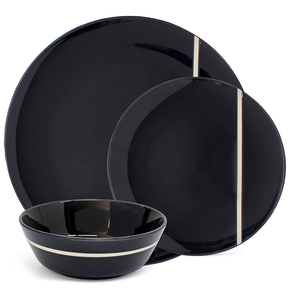 Salt & Pepper Demi 12 Piece Dinner Set