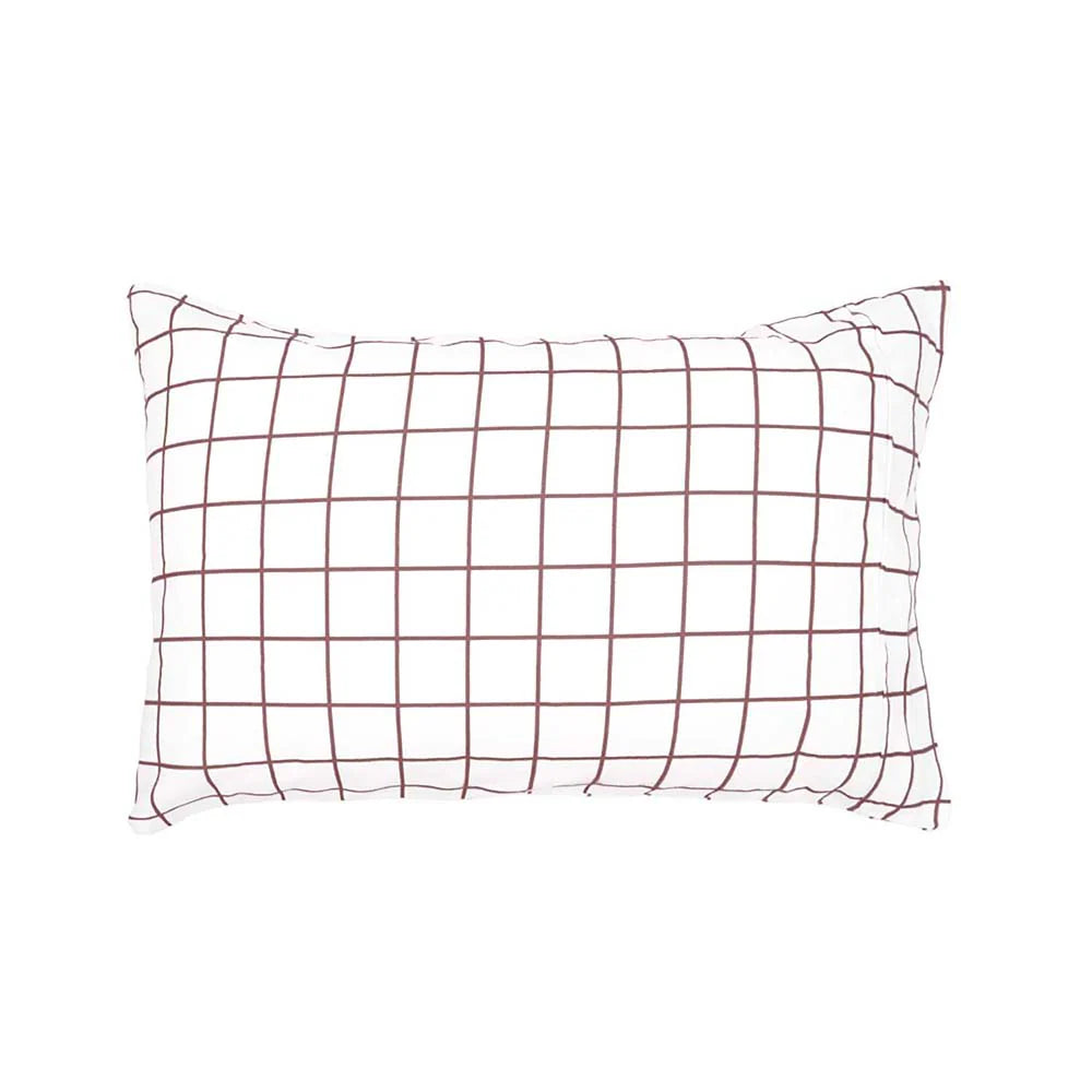 Bambury Grid Flannelette Quilt Cover Set