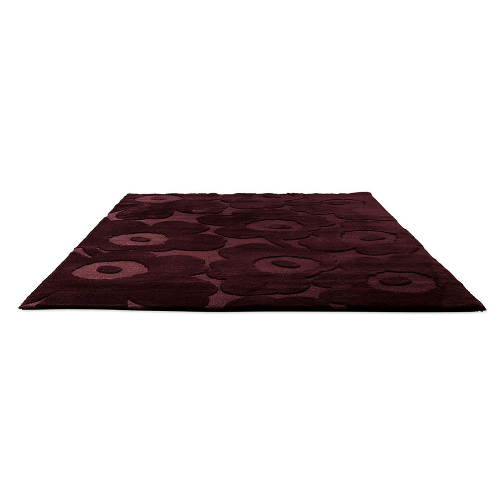 Marimekko Unikko Rug Burgundy