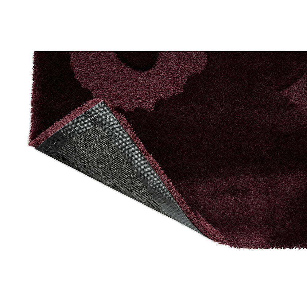 Marimekko Unikko Rug Burgundy