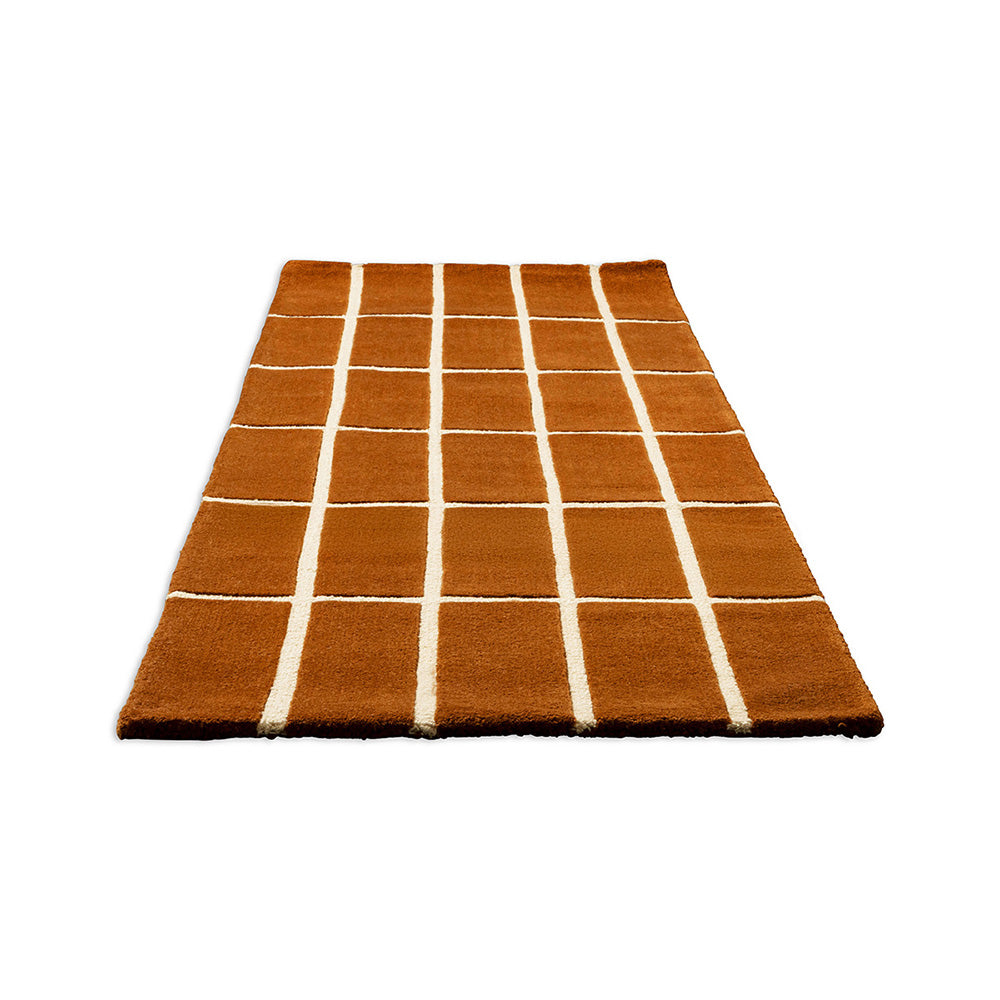 Marimekko Tiiliskivi Rug Brown