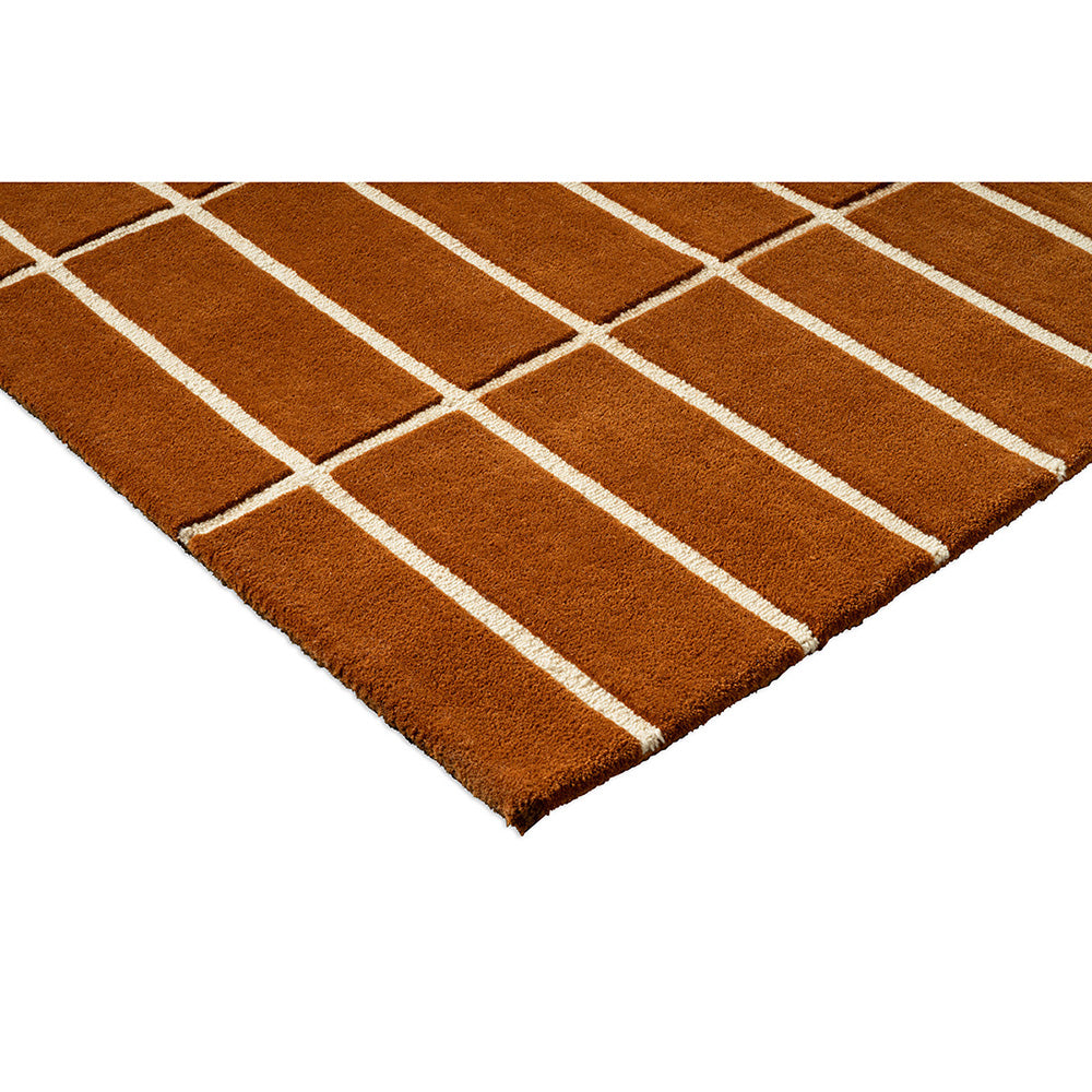 Marimekko Tiiliskivi Rug Brown