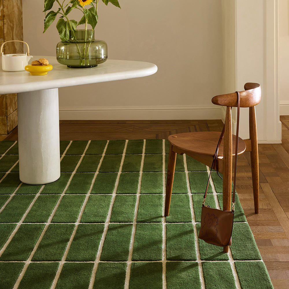Marimekko Tiiliskivi Rug Green