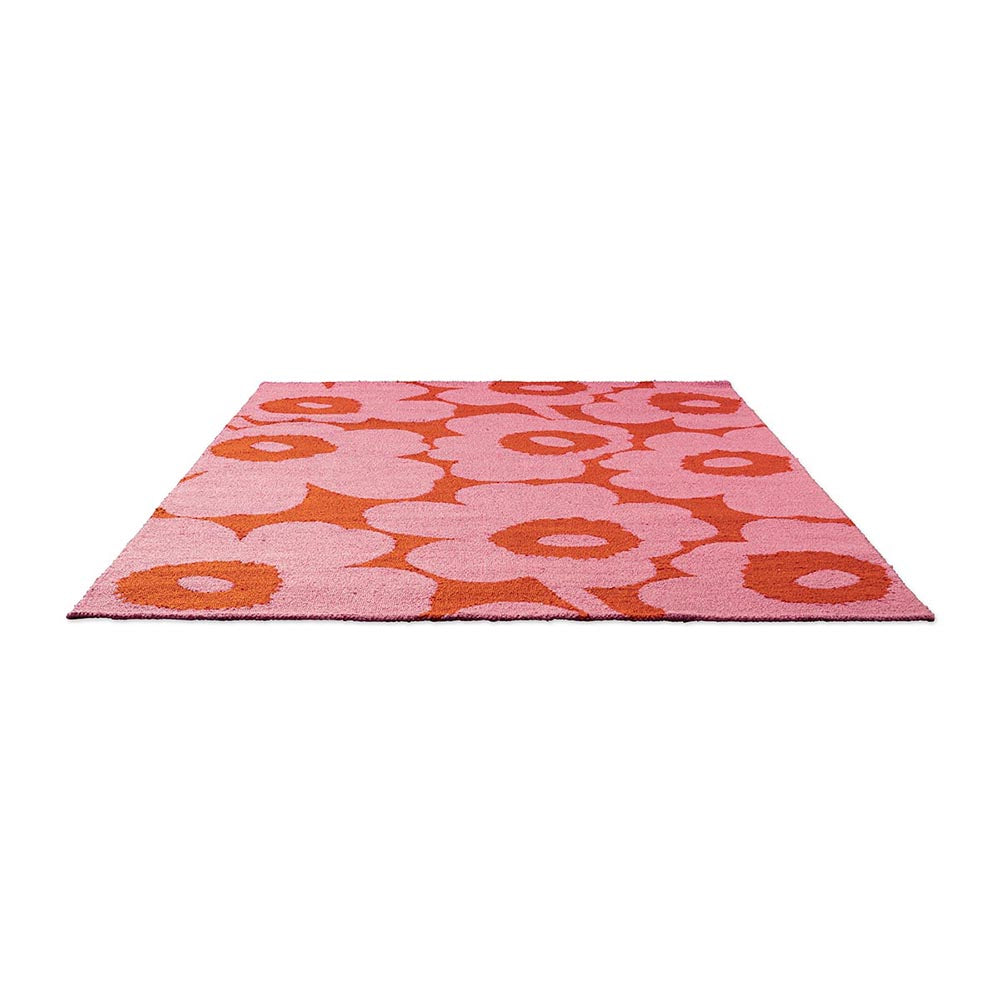 Marimekko Unikko Outdoor Rug Pink Orange