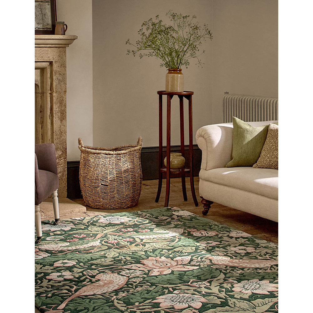 Morris & Co Strawberry Thief Rug