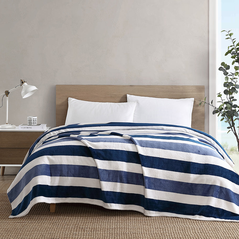 Nautica Awning Stripe Blanket