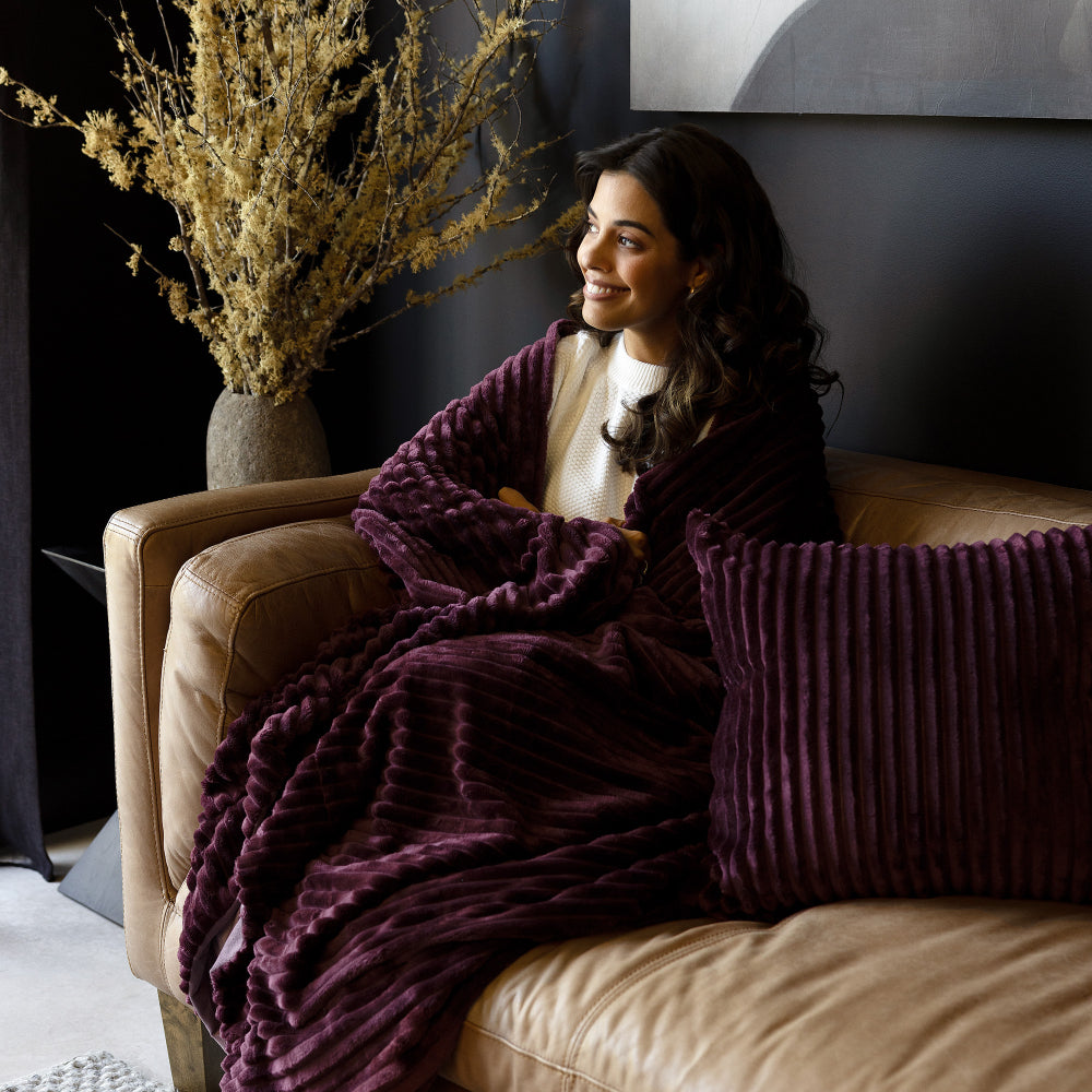 Bambury Channel Square Cushion